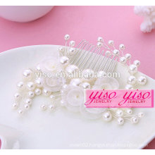 hot sale gift ladies floral bride alloy fashion girl hair combs